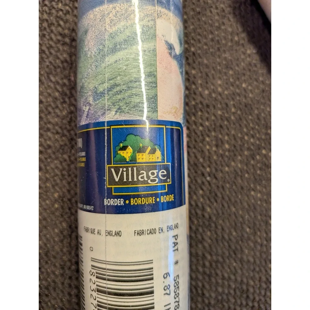 Village Wallpaper Border 3 Rolls Watercolor Landscape 585878 Factory Sealed NOS